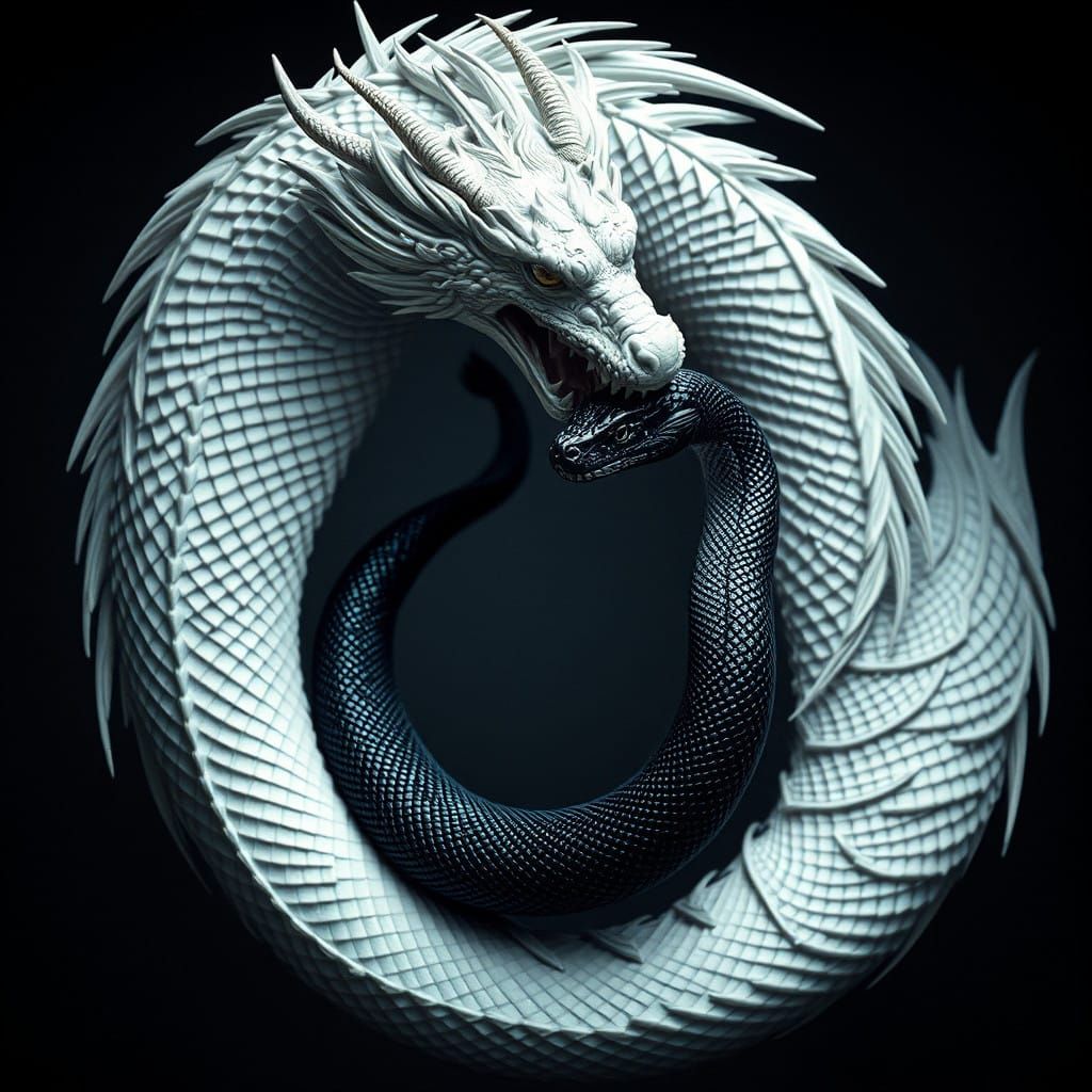 Ethereal Balance of Light and Shadow