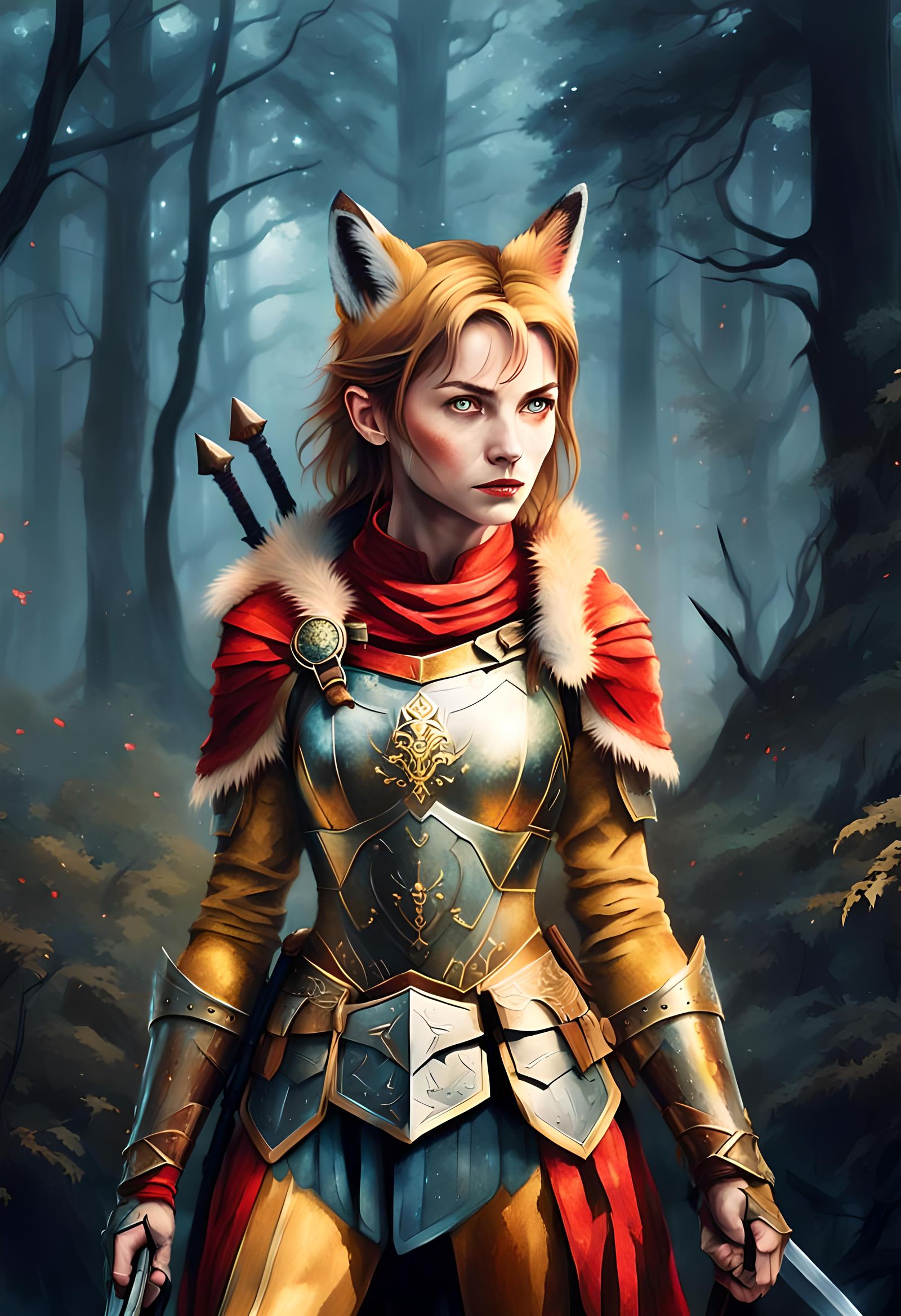 Vulpin Warrior from Humblewood.