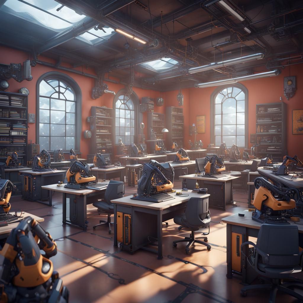 High-Tech Classroom: Robotics and Computer Learning