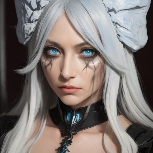 Grotesque Creature in Dark Surrealist Style