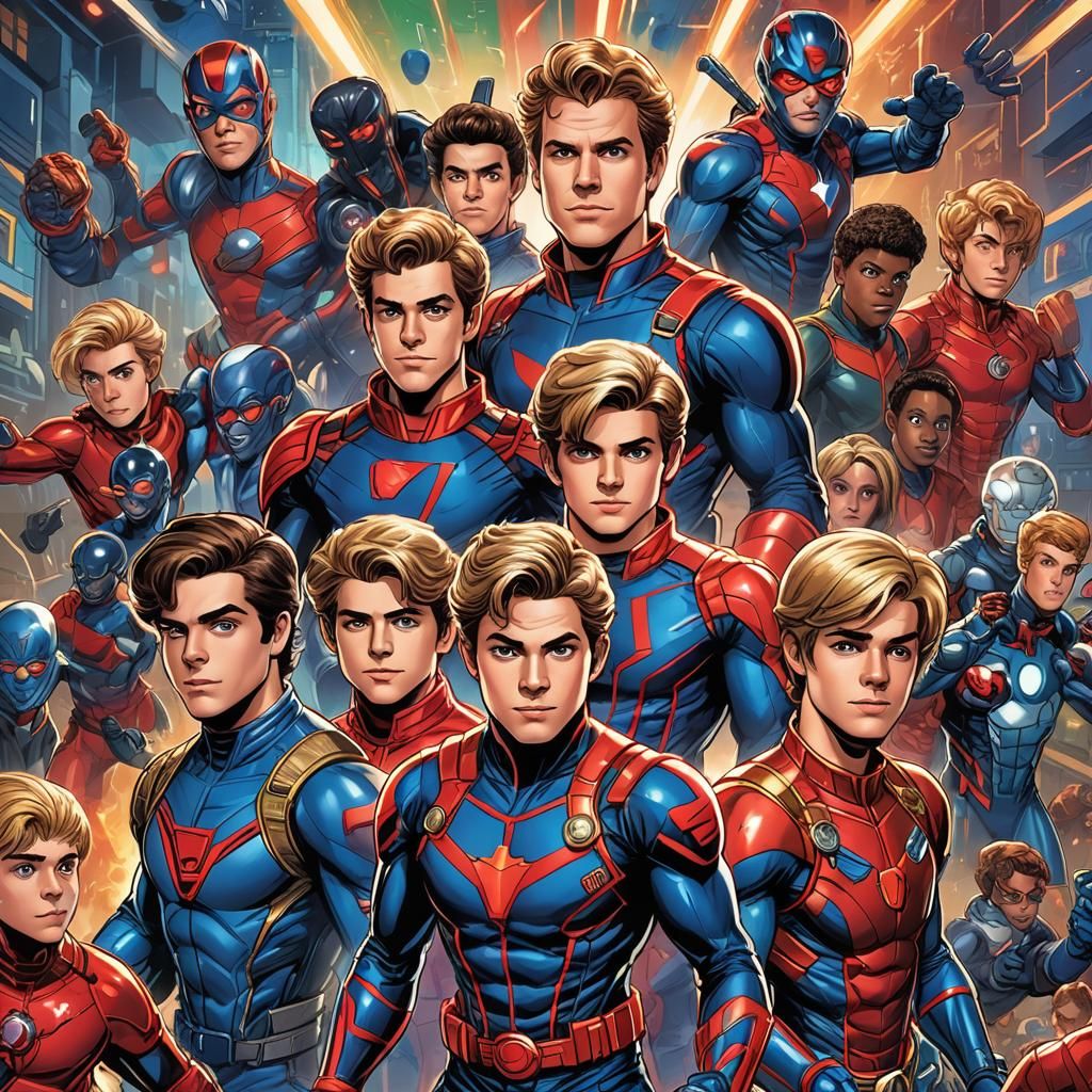 Henry Danger in Comic Book Art Style