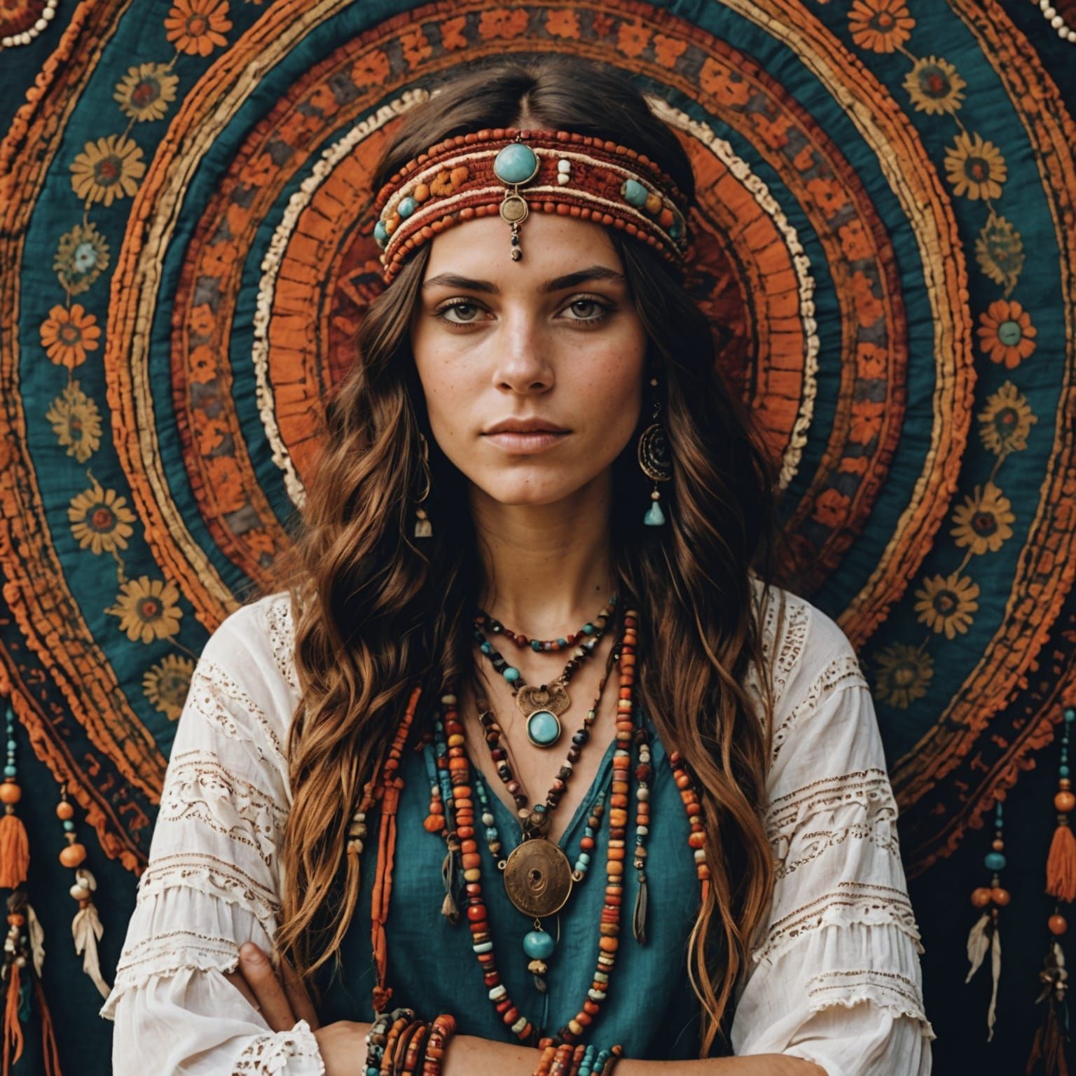 AI Generated Bohemian Style Image