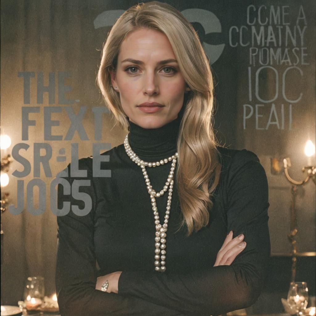 CEO in Black Turtleneck: Cinematic Film Still