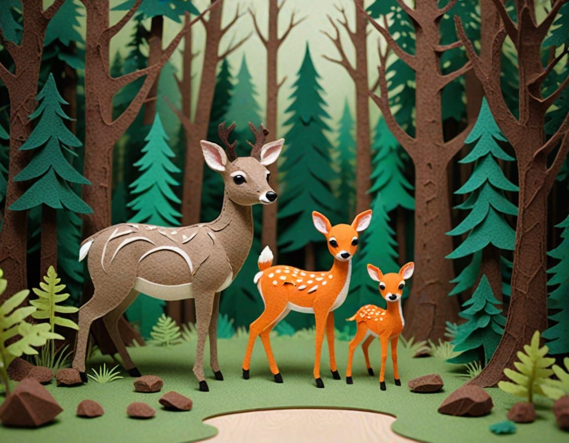 Felt forest 1
