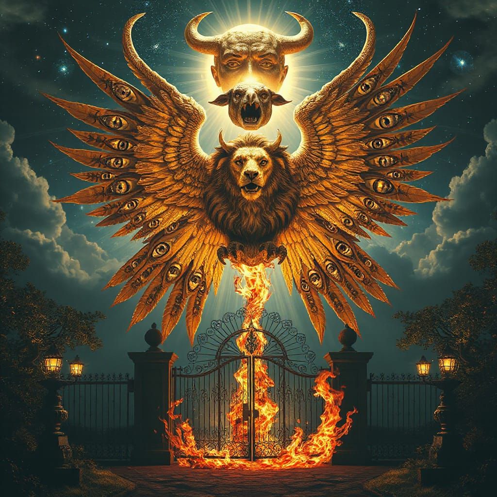 Biblically Accurate Cherubim Exudes Divine Power