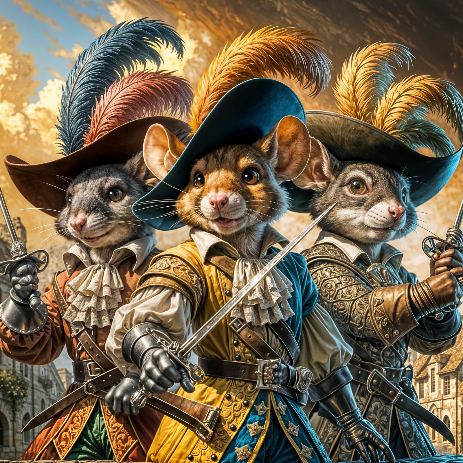 Multicultural Musketeers Unite in 17th Century France