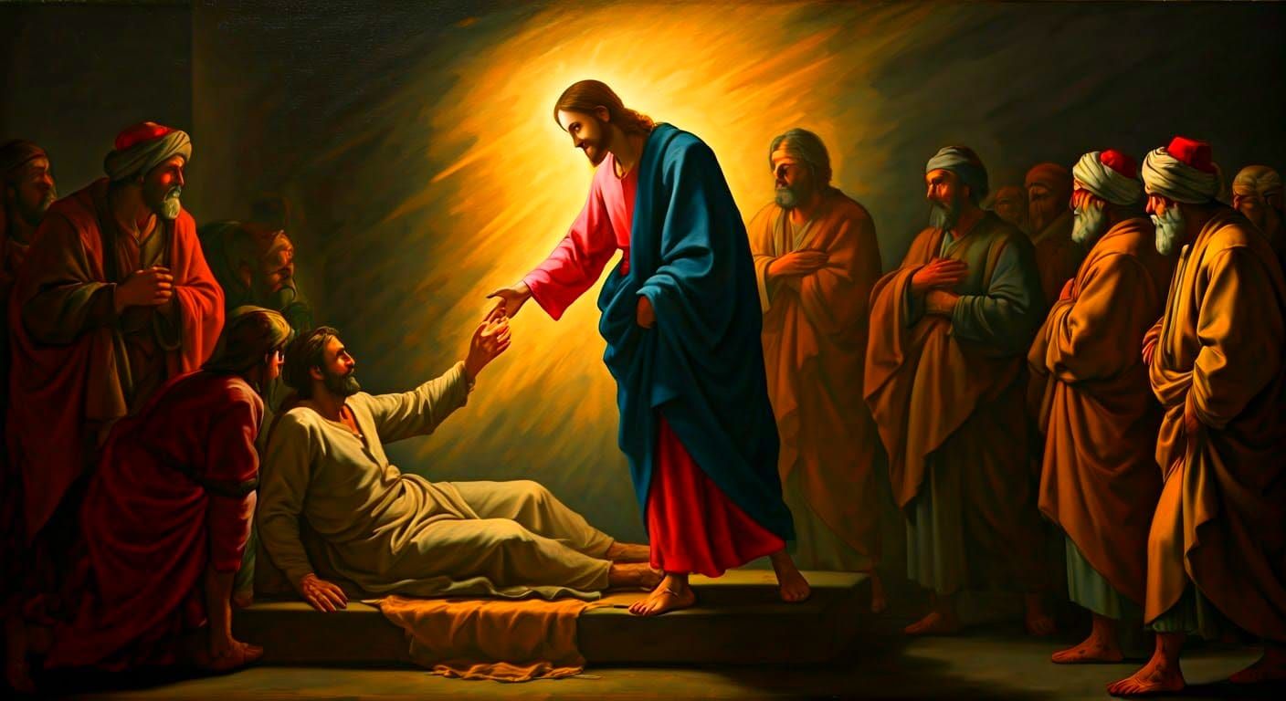 Christ Heals the Paralytic: A Miracle of Faith