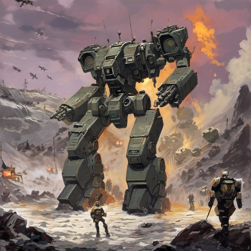 BattleTech Black Widow Mechwarrior of House Steiner