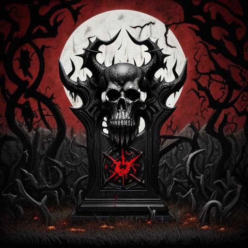 Death Metal Peanut Butter Knife Logo