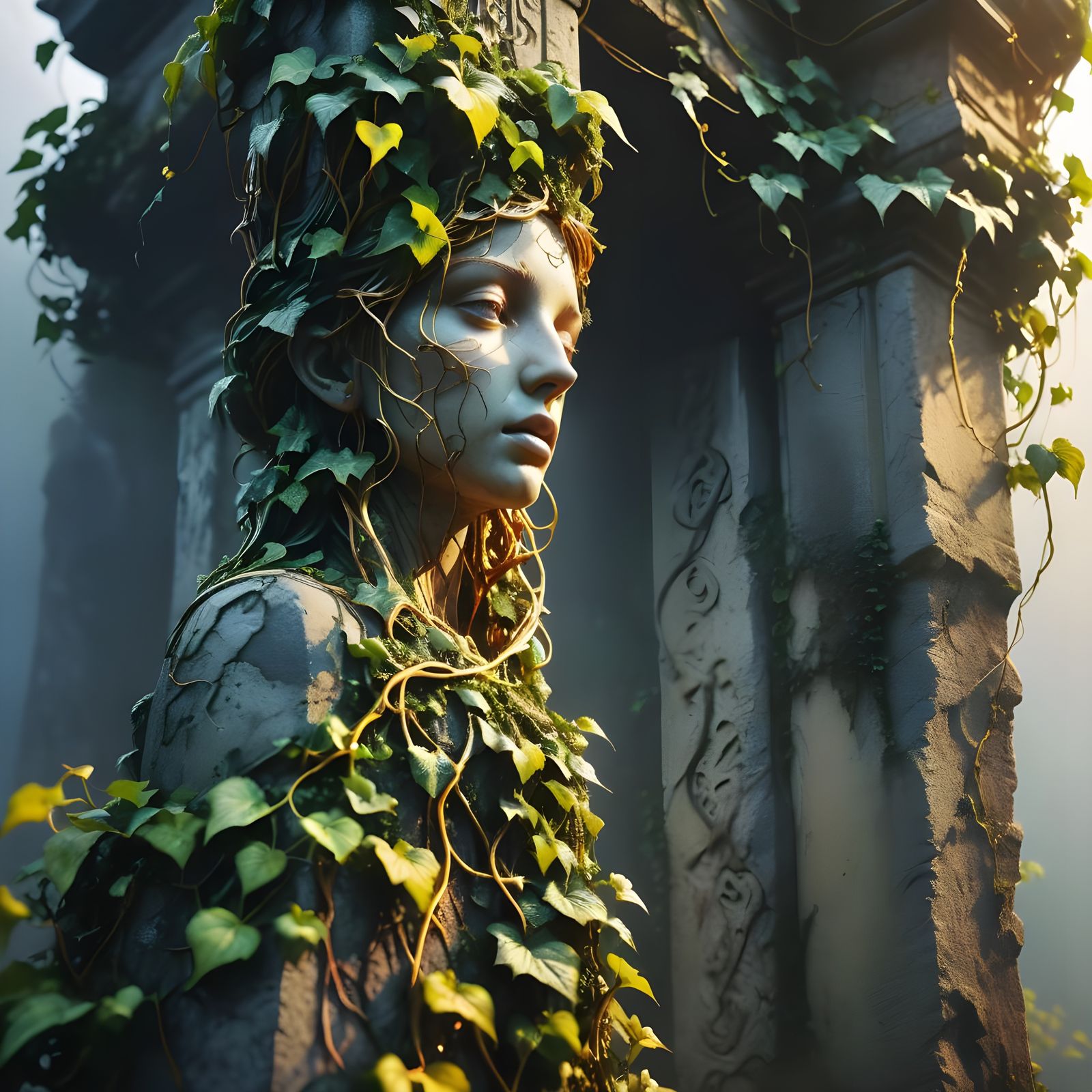 Intricate Monument Photograph by Artgerm and Griffiths