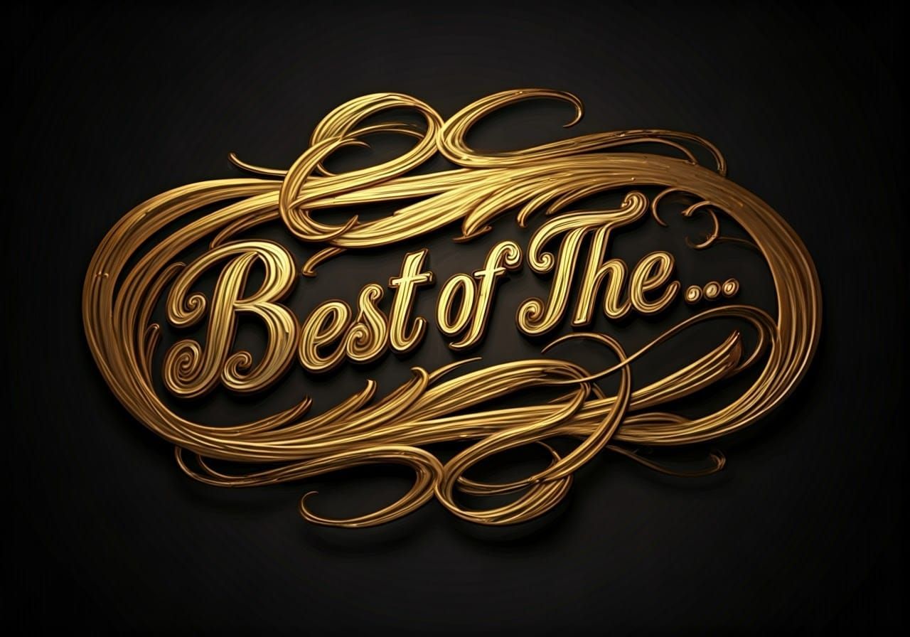 Lavish Art Nouveau Best Of The... Typography Illustration