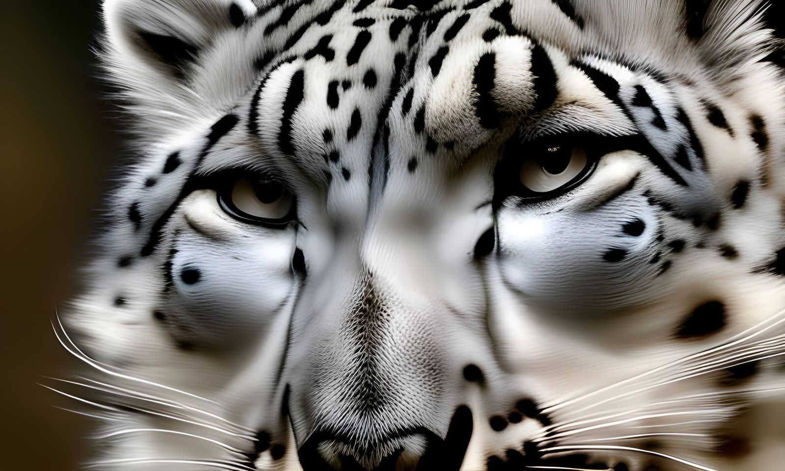 Photorealistic Snow Leopard Hunt: National Geographic Style