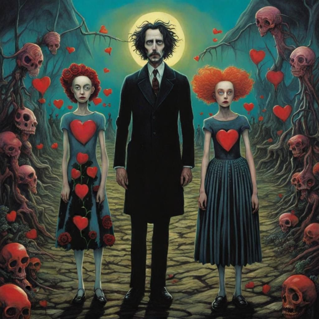 Eerie Supernatural Masterpiece in Dark Fantasy Style