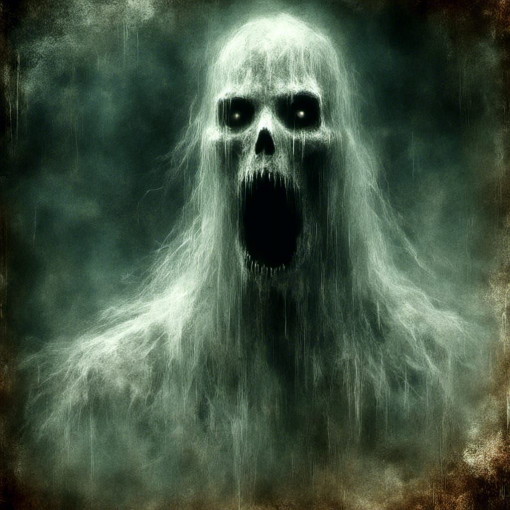 Ghostly Young Man with Eye Patch Apparition