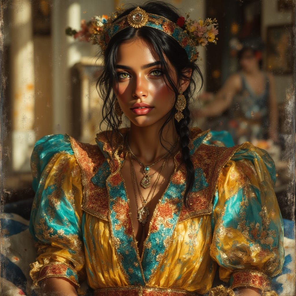 Vibrant Full Body Portrait in Sharp Focus