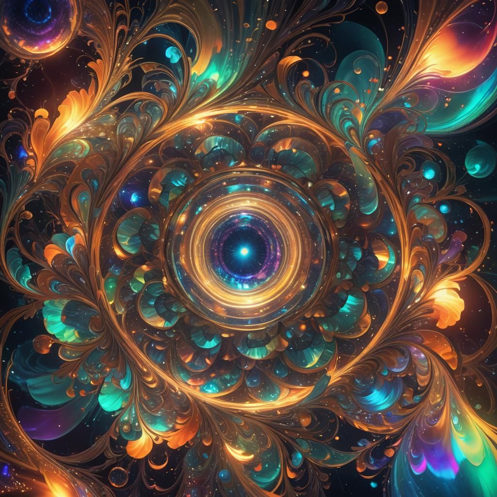 Ethereal Being in a Surreal Dreamscape