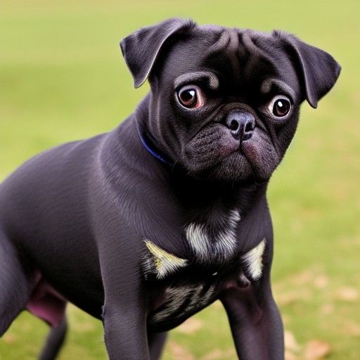 black pug cross staffidshire pit bull