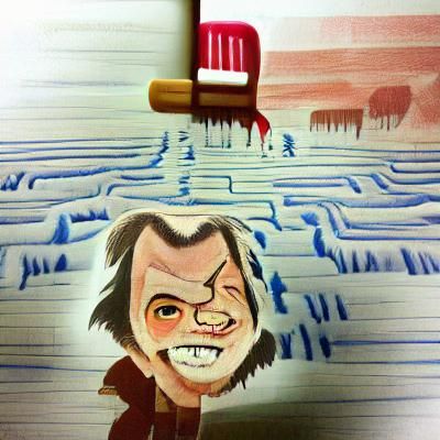 Brooding Portrait of Jack Torrance