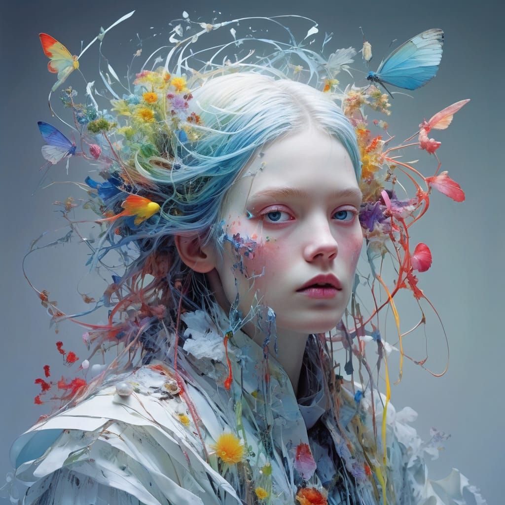 Entangled Mysterious Artwork in Fantasy Illustration Style