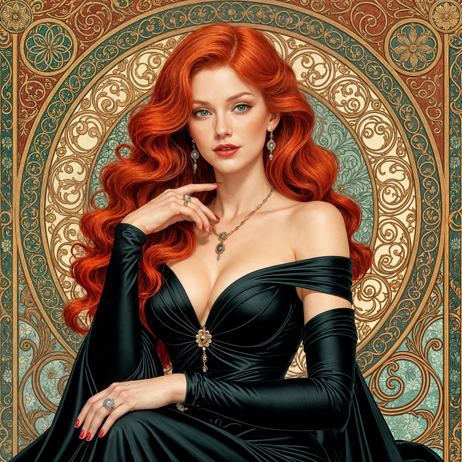 AI Masterpiece: The World's Most Beautiful Redhead