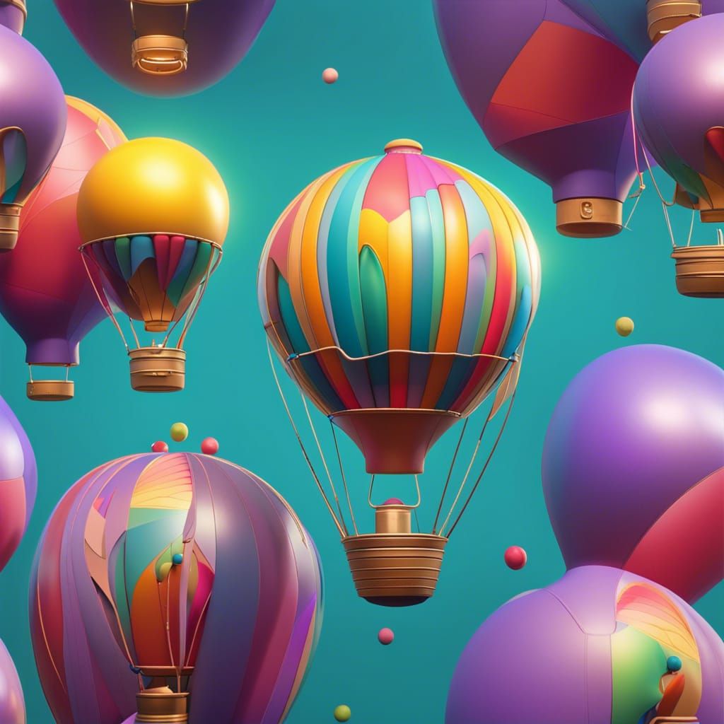 Oddly Satisfying Hot Air Balloon with Lightbulb