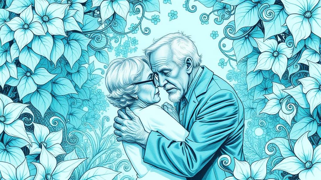 Timeless Love in Vibrant Turquoise