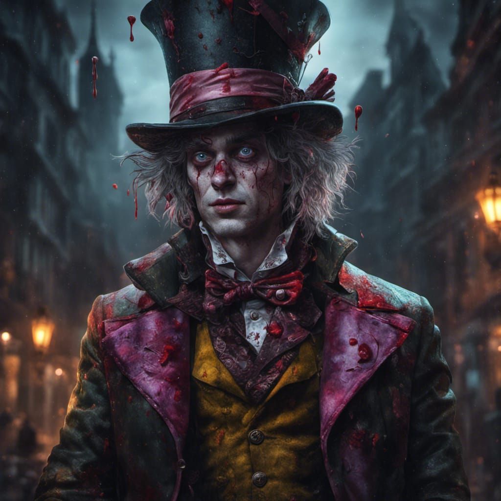 The Mad Hatter bloody