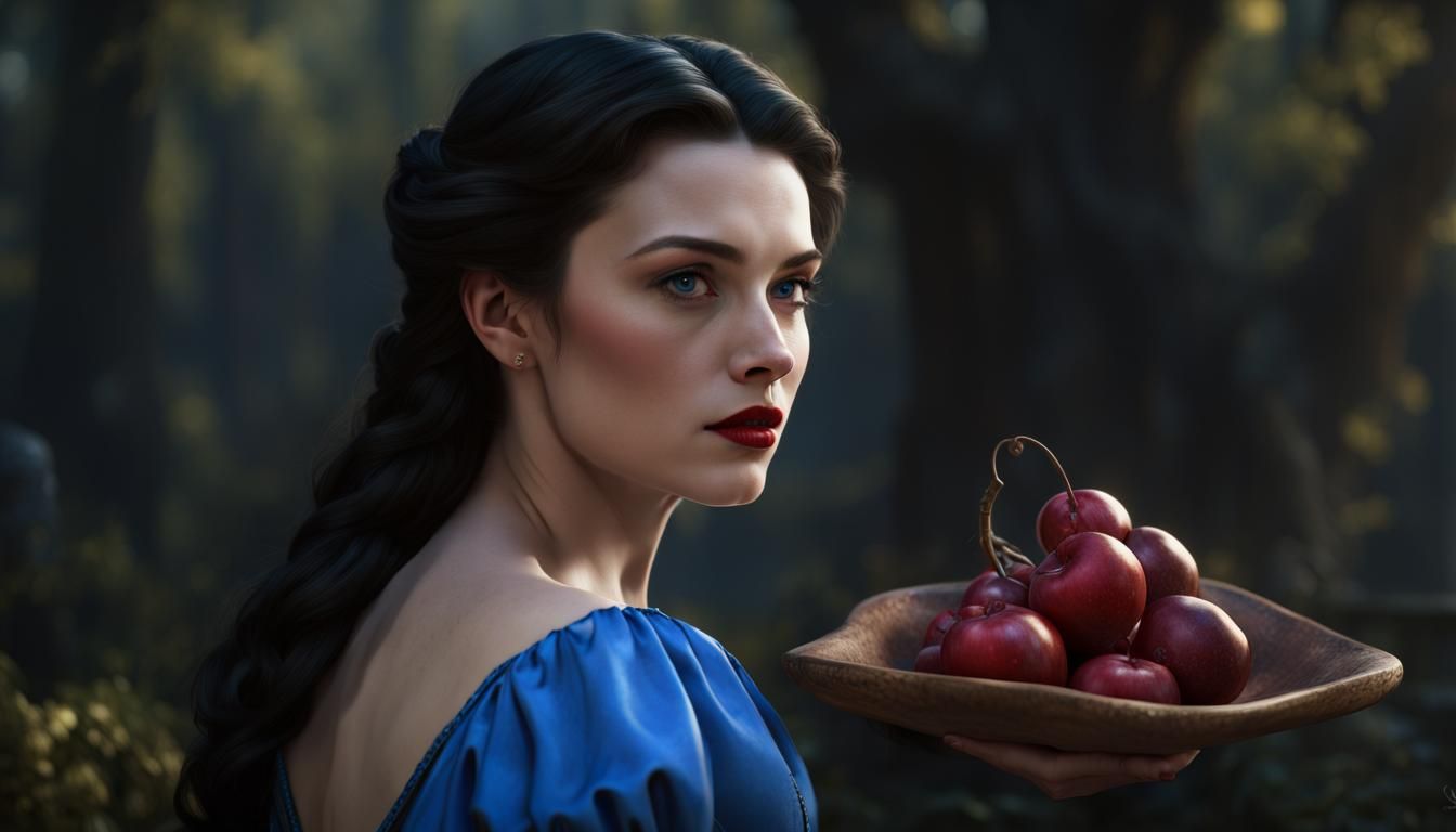 Snow White in 13th Century German Ballgown