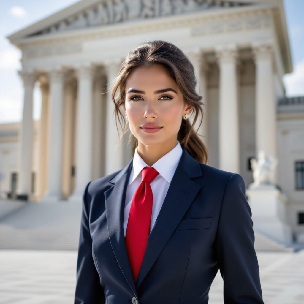 Female Attorney Before Supreme Court, Platon Style