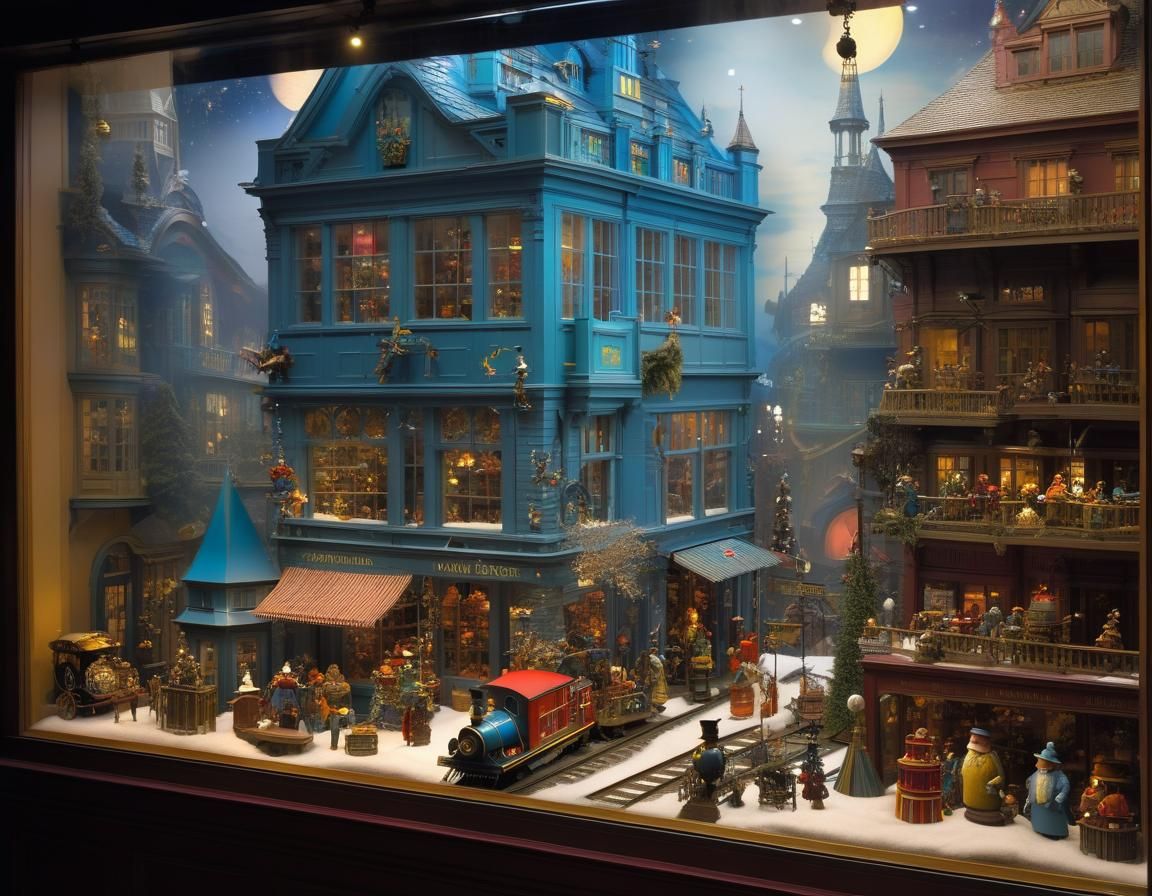 Toy Shop Window Display