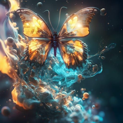 AI Generated Image Based on the Letter H