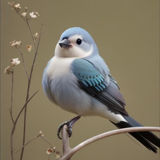 Charming Cartoon Bird Image