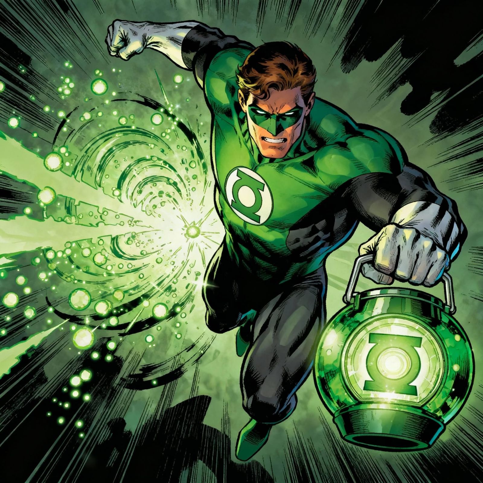 Green Lantern Creates Shockwave with Vibrant Linework