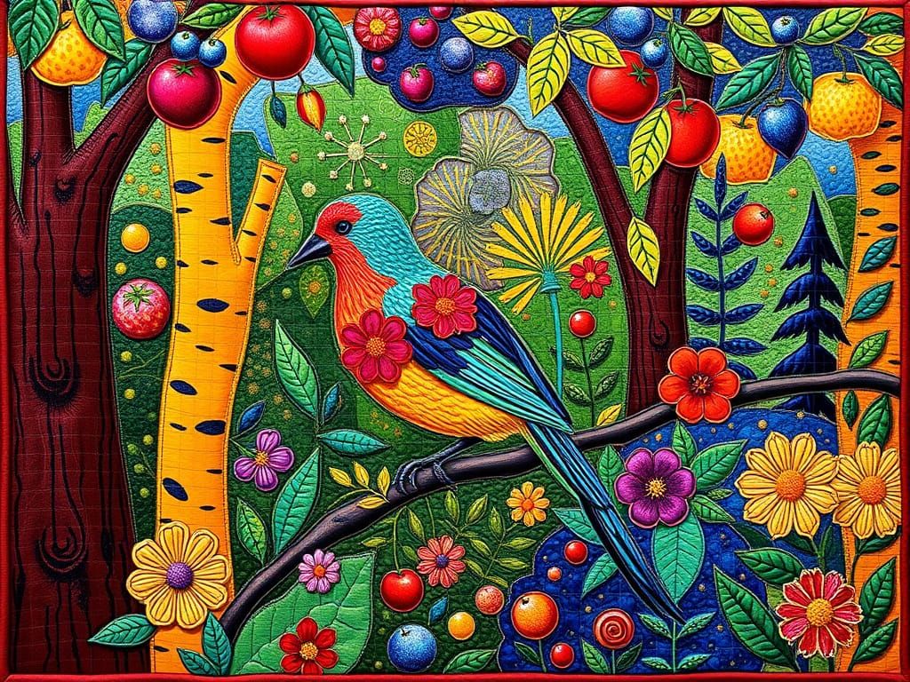 Quilted Bird