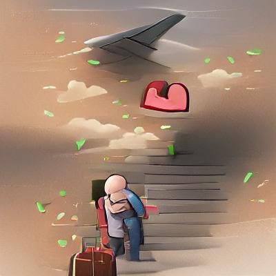 AI Image of Parting from a Loved One