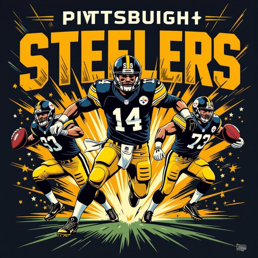 Pittsburgh Steelers Super Bowl Triumph Poster