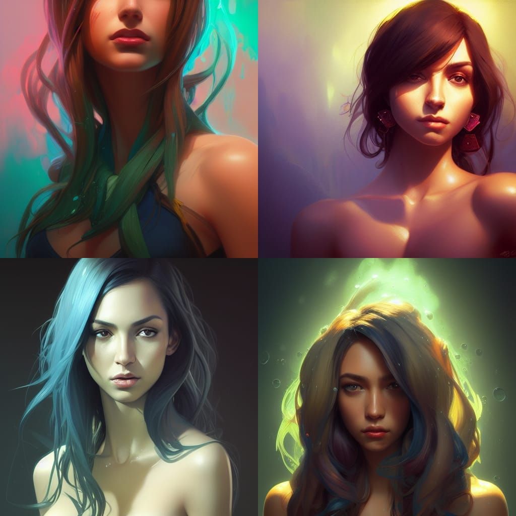 Detailed Portrait of Jade Aldemir in Hyperrealistic Style