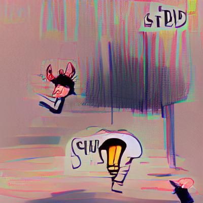 AI Interpretation of a Stupid Dumb Idiot