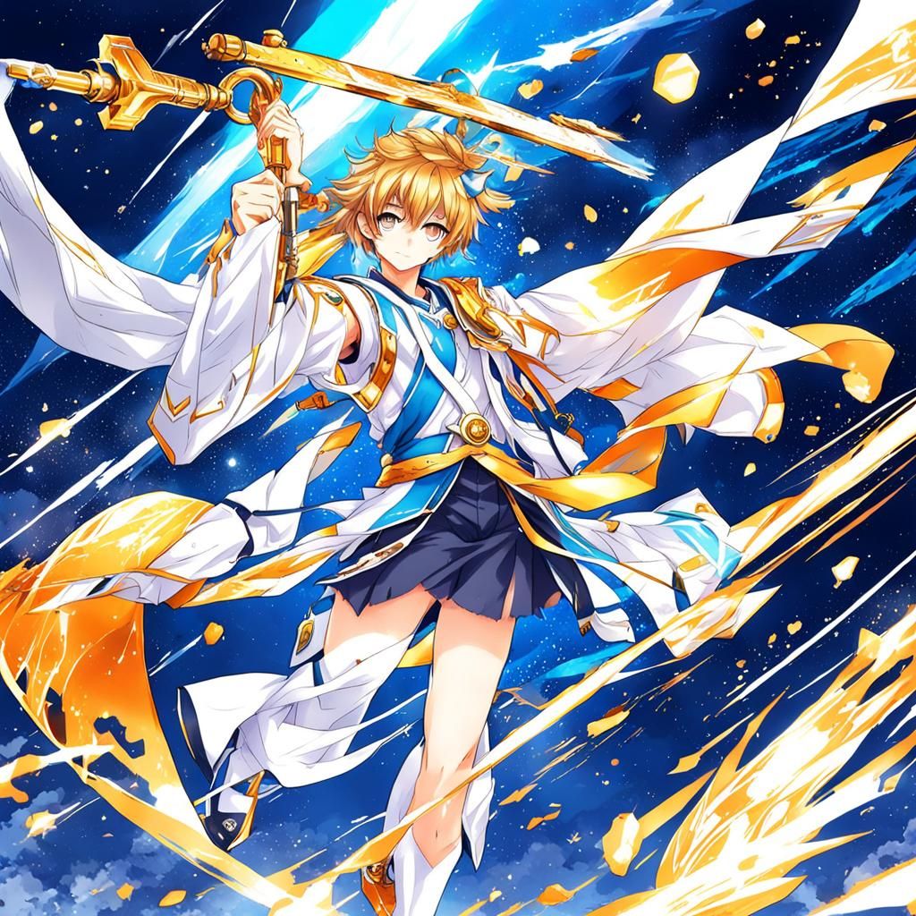 Apollo as Anime Girl: Manga Key Visual