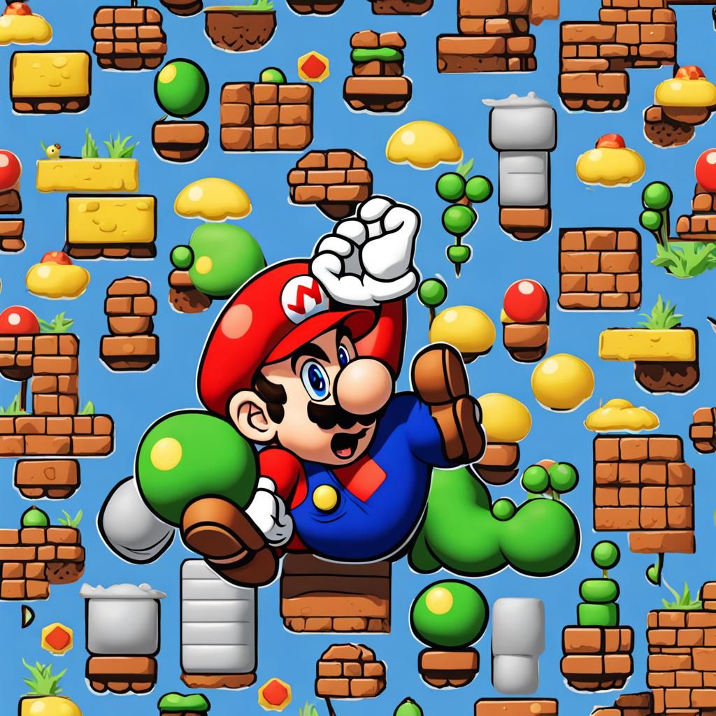 Super Mario Illustration