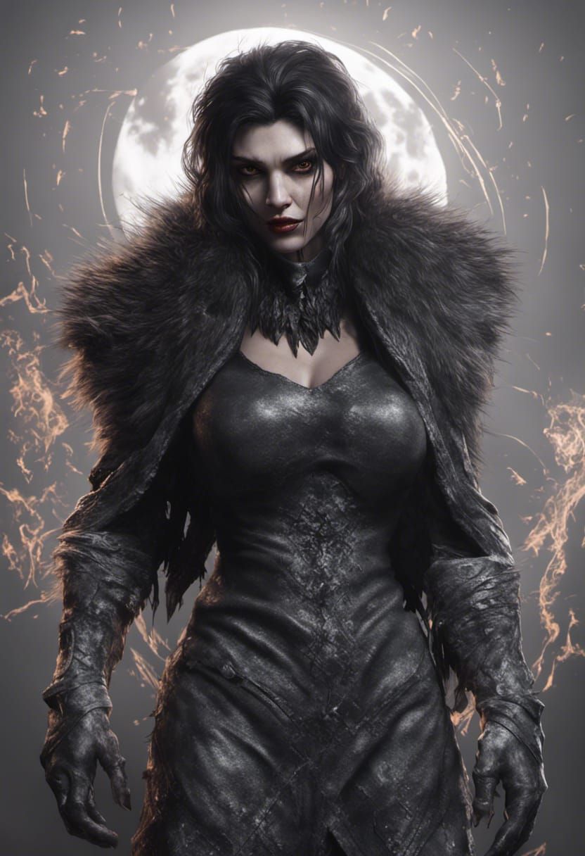 Wild Vampire Werewolf Abomination in 8K