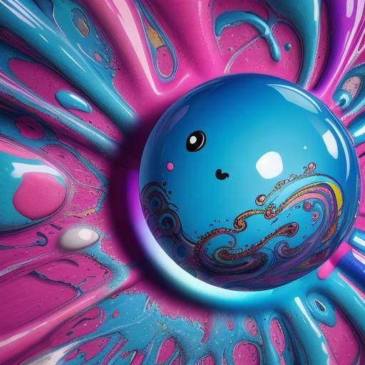 Hyperrealistic Elephant in a Candy World