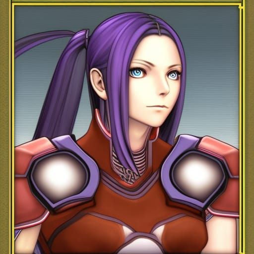 Android Portrait in Fire Emblem Pixel Art Style