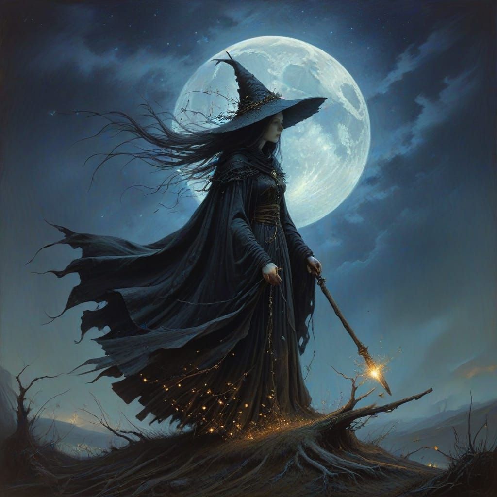 Witch in Dark Fantasy Flight