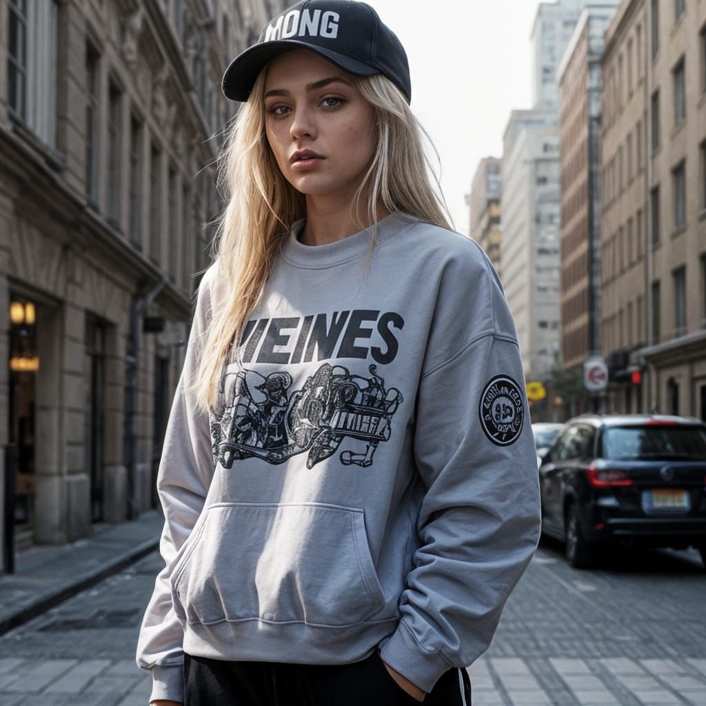 Fashionable Streetwear Influencer