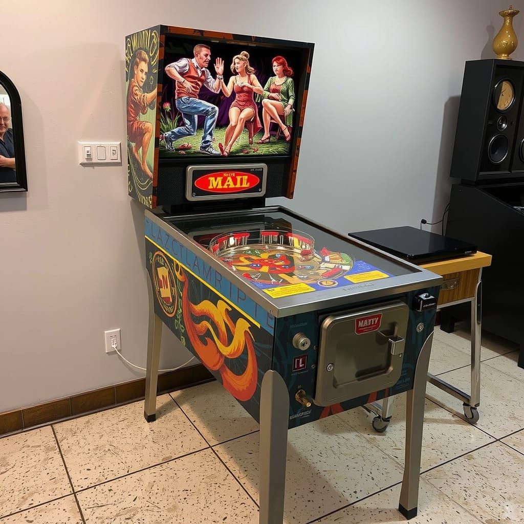 Abstract Swirling Red Forms in Dynamic Motion