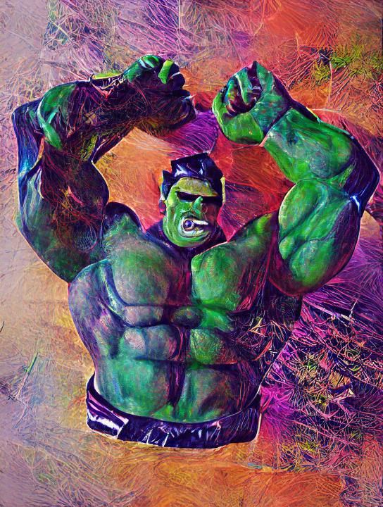 Hulk Smash: A Digital Art Rendition