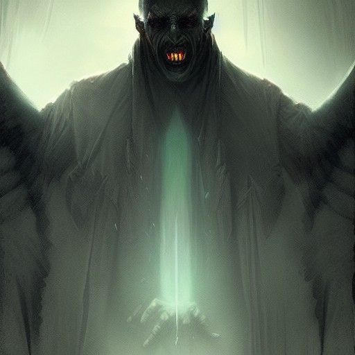 Sinister Deity in a Dark Afterlife