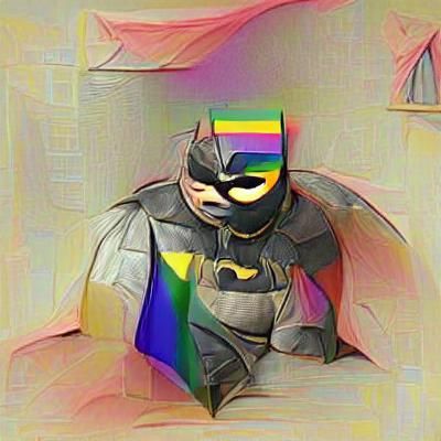 Rainbow Batman: A Modern Digital Rendering