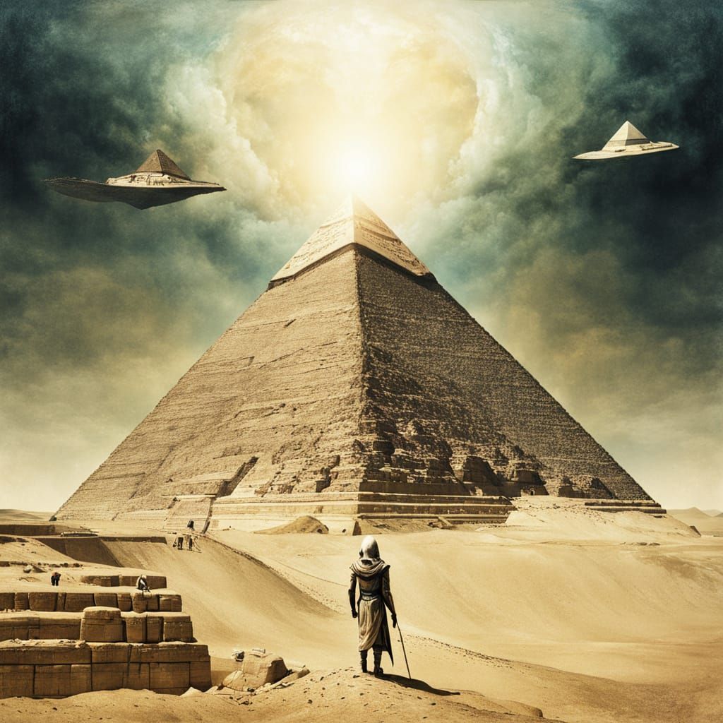 Mystical Cosmic Entity Descends Upon Ancient Egyptian Temple...